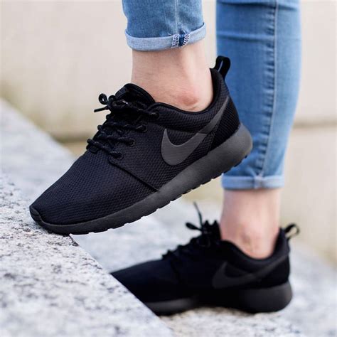 nike black sneaker|all black nike sneakers women.